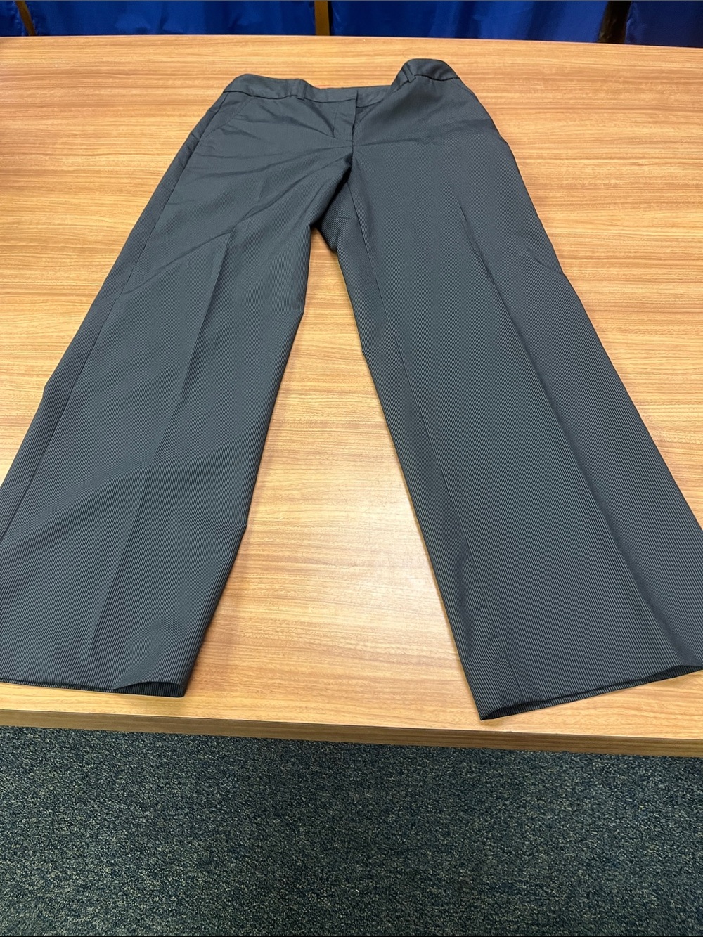 Alfani Women's Wide-Leg Dress Pants in Charcoal Gray